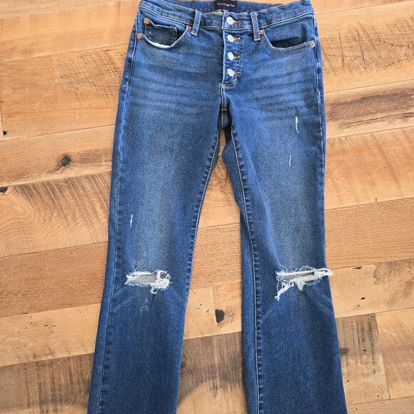 Women's Lucky Brand Buttonfly Sweet Mid Rise Boot Cut Jean Size 8/29A - Picture 1 of 7